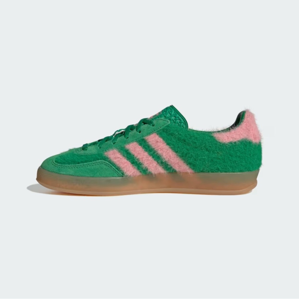 Adidas Gazelle Indoor Premium Fuzzy Green & Pink-Rare Collector’s Edition (NWB) - Picture 8 of 9